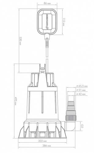 Дренажный насос Джилекс Дренажник 550/14 5151